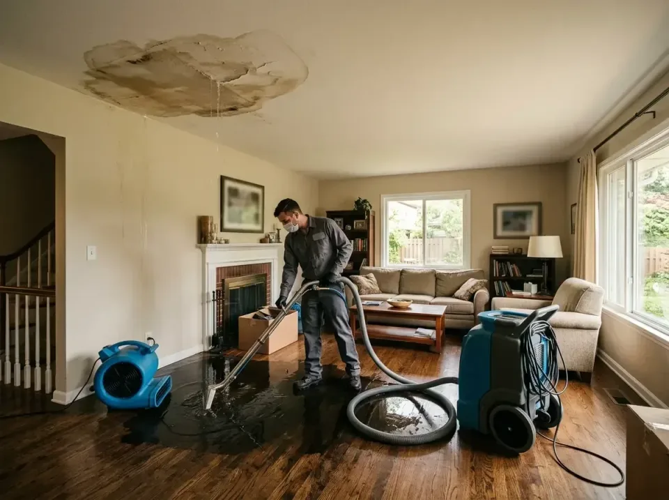 attic-pipe-burst-ceiling-drip-008 — frequently asked questions, Water Damage Restoration & Carpet Care in Newburyport, MA